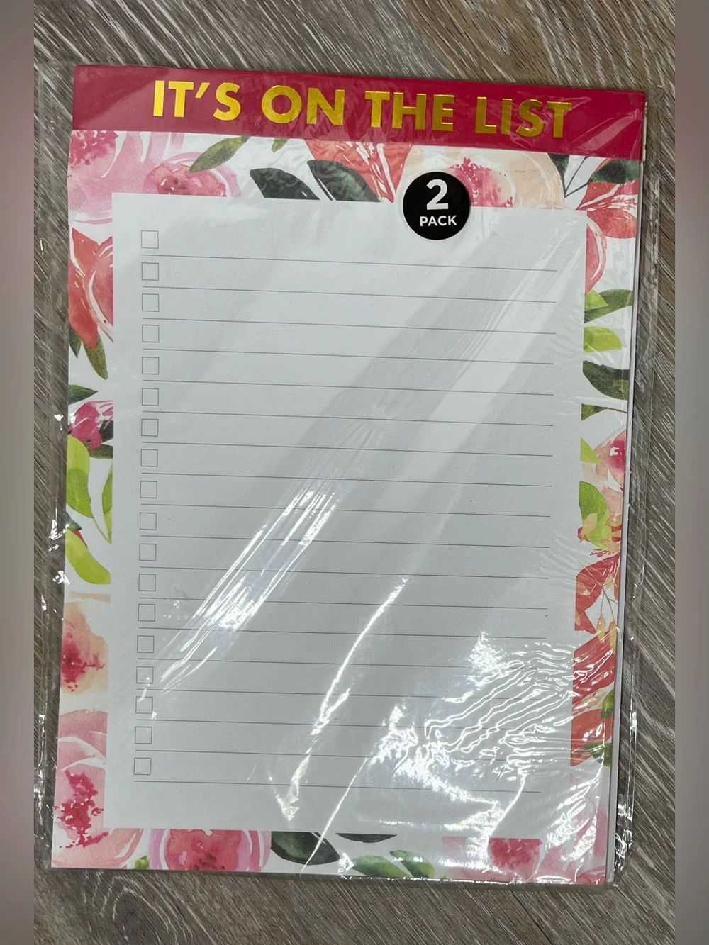 Brand New-Legal Pad - 2 pack - To Do List & Sunday thru Sunday List